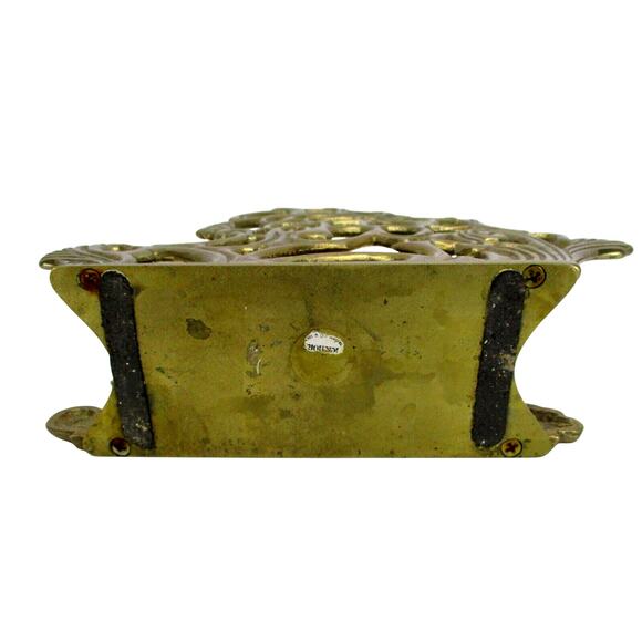 Brass Napkin Holder Heavy Duty Letter Paper Organizer by Teleflora - Picture 4 of 4